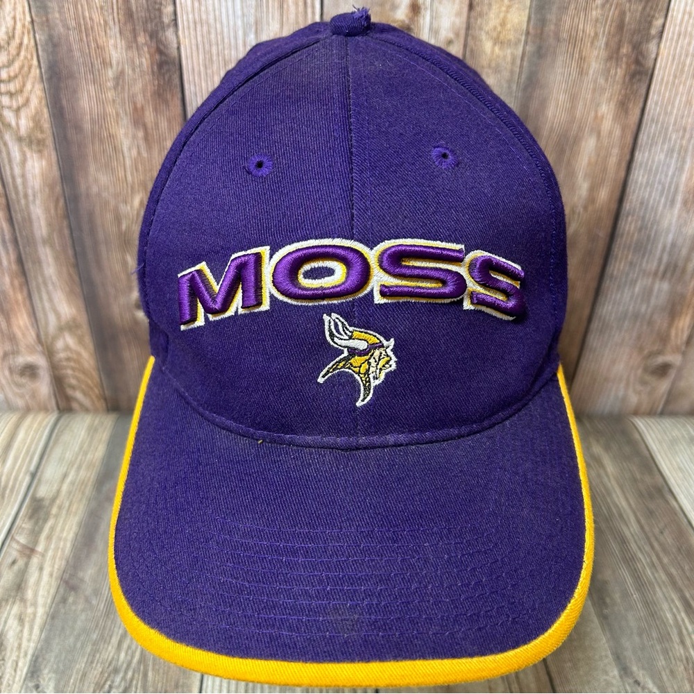 Minnesota Vikings Randy Moss Vintage #84 Stapback Hat Cap NFL Drew Pearson